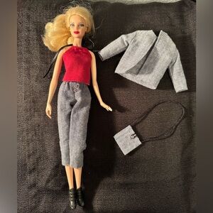 Fashionista Barbie With Beautifully Homemade Outfit And Authentic Barbie Shoes